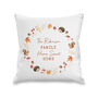 Personalised Autumn Cushion, thumbnail 2 of 3