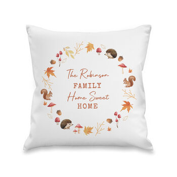 Personalised Autumn Cushion, 2 of 3