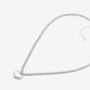 Kokoro Silver Heart Necklace, thumbnail 2 of 4