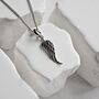 Sterling Silver Angel Wing Charm, thumbnail 6 of 7