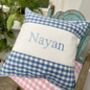 Gingham Name Cushion, thumbnail 11 of 11