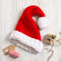 Santa Hat Knitting Kit Adult, thumbnail 4 of 9