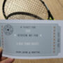 Padel Or Tennis Lovers Personalised Father's Day Gift, thumbnail 9 of 9