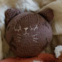 Personalised Initial Dark Brown Leopard Doll, thumbnail 4 of 5