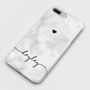 Personalised Silver Marble Heart Phone Case, thumbnail 2 of 6