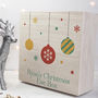 Personalised Bauble Christmas Eve Box, thumbnail 1 of 4