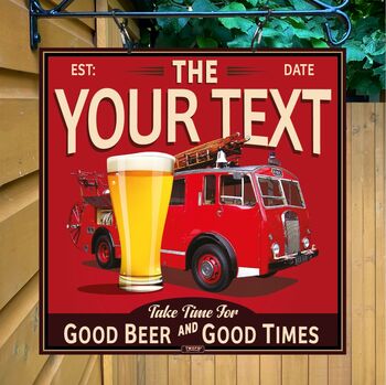 The Fire Engine Bar Sign, 6 of 12
