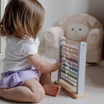 Personalised Wooden Abacus Toy, 4 of 7