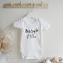 Personalised Baby Name Short Sleeve Bodysuit, thumbnail 3 of 11