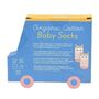 Pink Owl Organic Cotton Baby Socks, thumbnail 3 of 4