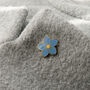 Forget Me Not Flower Enamel Pin, thumbnail 4 of 11