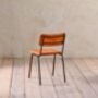 Refectory Leather Chair, thumbnail 5 of 12