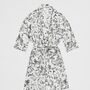 Tree Of Life Monochrome Long Kimono, thumbnail 1 of 4