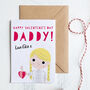 Customised Daddy Valentine's Card, thumbnail 2 of 6