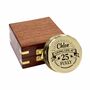 Personalised Brass 25th Birthday 100 Year Calendar Compass, thumbnail 1 of 12