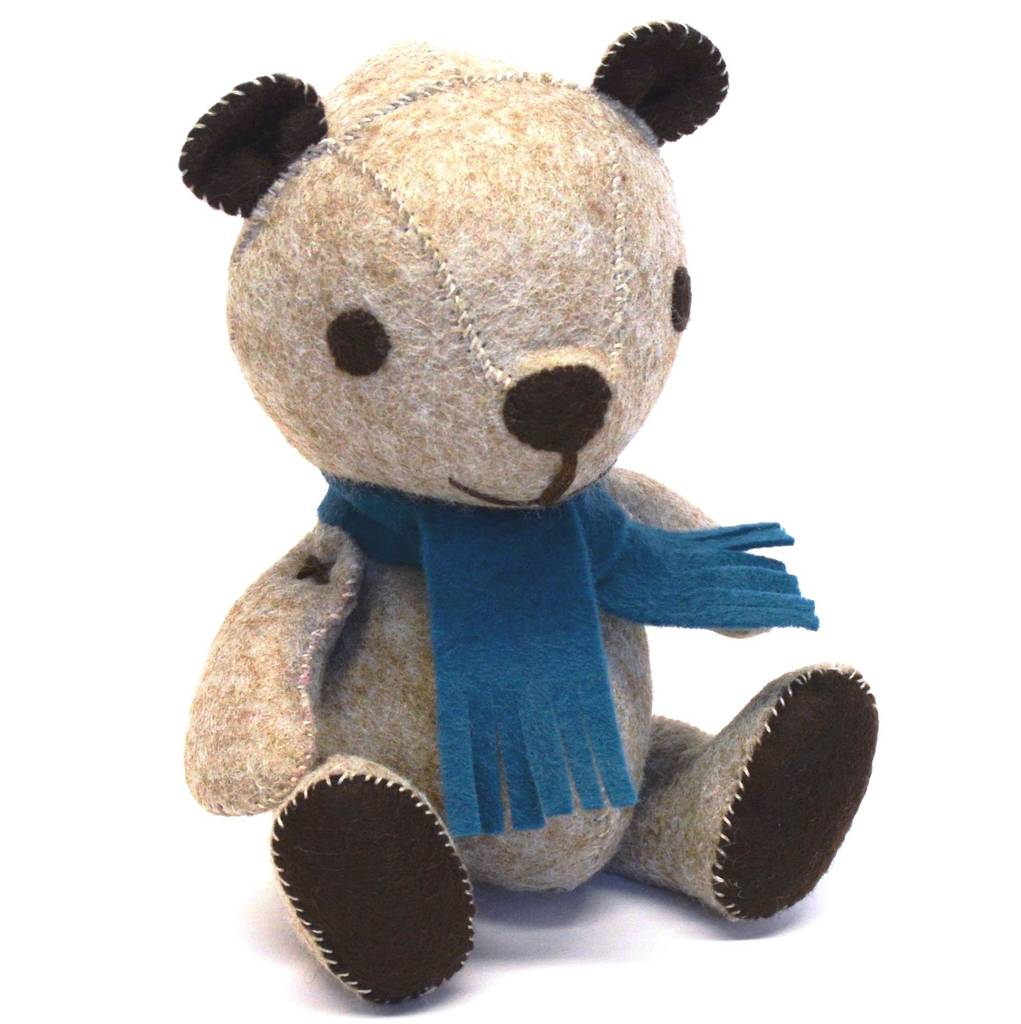 Felt Vintage Teddy Craft Kit By Corinne Lapierre