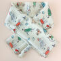 Dog Print Cotton Blend Square Scarf, thumbnail 1 of 4