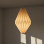 Origami Hex Paper Pendant Shade, thumbnail 1 of 5