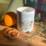 Personalised Citrus Garland Ceramic Jar Candle, thumbnail 5 of 6