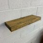 Reclaimed Industrial Floating Shelf With Brackets 577, thumbnail 3 of 8