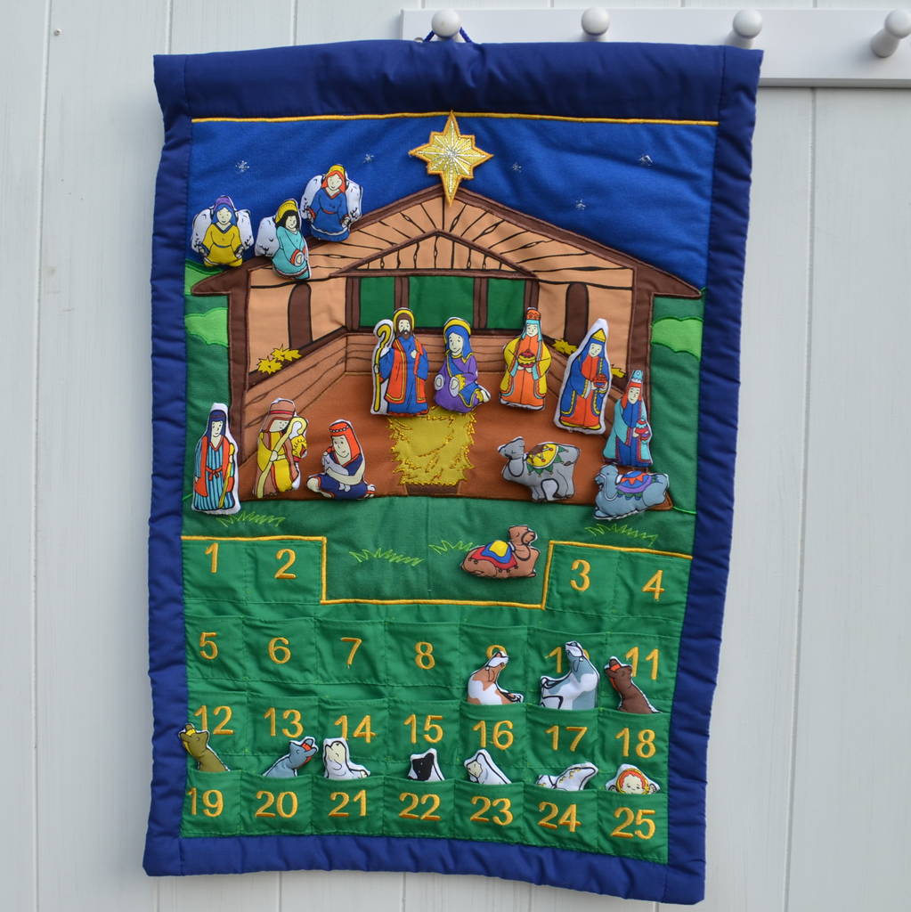 Nativity Advent Calendar By Jolly Fine Notonthehighstreet