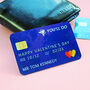 Personalised Bank Card Wallet Insert, thumbnail 7 of 7