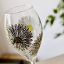 Daisy Painted Wine Glass, thumbnail 2 of 7