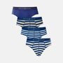 Men's 'Maritime' Four Pack Bamboo Briefs, thumbnail 1 of 8