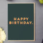 'Happy Birthday' Bold Text Card, thumbnail 1 of 3
