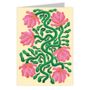 Floral Pink Bouquet Greeting Card, thumbnail 1 of 2