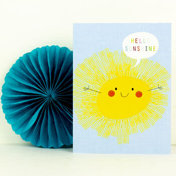 Mini Sunshine Greetings Card, 3 of 5