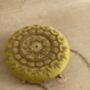 Yellow Circular Handcrafted Clutch Bag, thumbnail 6 of 6