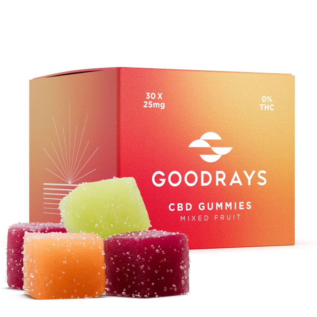 Goodrays Mixed Flavour CBD Gummies, 1 of 8