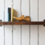 Industrial Wood And Steel Shelf, thumbnail 1 of 7