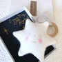 Star Cashmere Baby Teether In Personalised Gift Box, thumbnail 2 of 12
