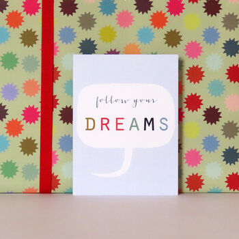 Mini Follow Your Dreams Card, 4 of 4