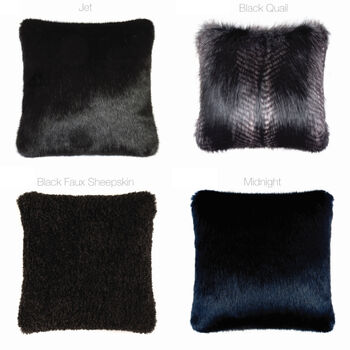 Square Cushions. Luxury Faux Fur Made In England, 7 of 7