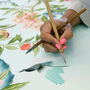 Vibrant Bird And Floral Chinoiserie Art Print, thumbnail 4 of 6