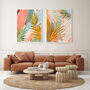 Colourful Abstract Leaf Art Print, thumbnail 5 of 10