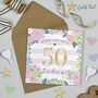 Milestone 50th Birthday Card, thumbnail 1 of 2