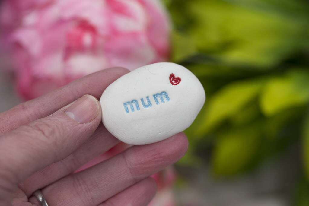 'Mum' Gift Pocket Pebble Letterbox Gift, 1 of 4