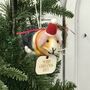 Personalised Guinea Pig Christmas Decoration, thumbnail 1 of 2