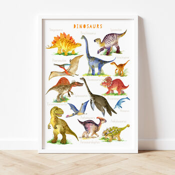 Personalised Dinosaur Print, 8 of 9