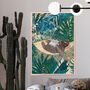Sloth In Hammock In The Jungle Wall Art Print, thumbnail 1 of 4