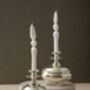 Handmade Silver Dome Base Candle Holders, thumbnail 1 of 2