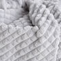 Personalised Grey Unisex Embossed Baby Blanket, thumbnail 4 of 11