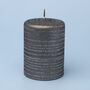 Grey Silver Candle By G Decor, thumbnail 4 of 8