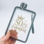 50th Birthday Gift Personalised Water Bottle, thumbnail 3 of 6