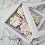 Floral Berries Biscuit Gift Box, Eight Pieces, thumbnail 2 of 10