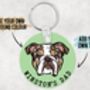 English Bulldog Keyring, thumbnail 4 of 6